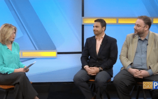 Dr. Verber and Dr. Alfano discussing the Dental Specialty Center & PA Dental Implant Center on ABC27's Good Day PA